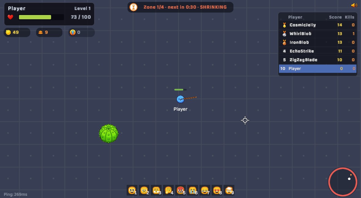 Blobade screenshot
